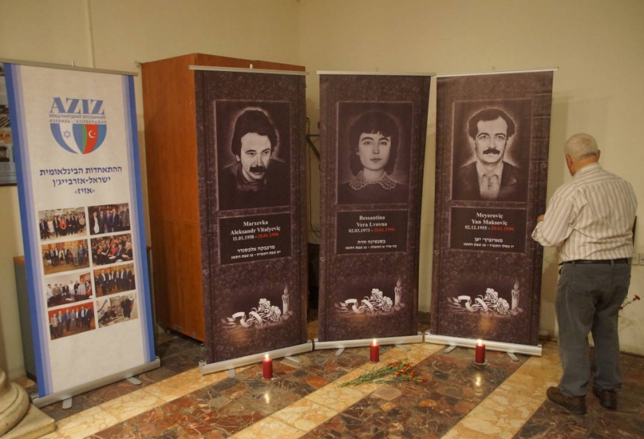 İsraildə Qanlı Yanvar şəhidlərinin xatirəsi anılıb