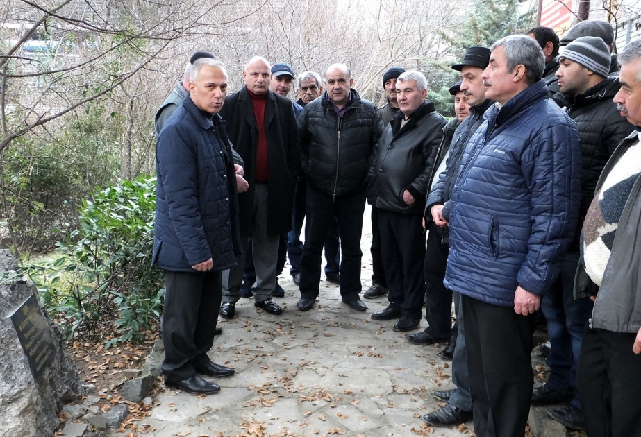 Yaltada azərbaycanlının adını daşıyan bağda yanvar faciəsi şəhidlərinin xatirəsi anılıb