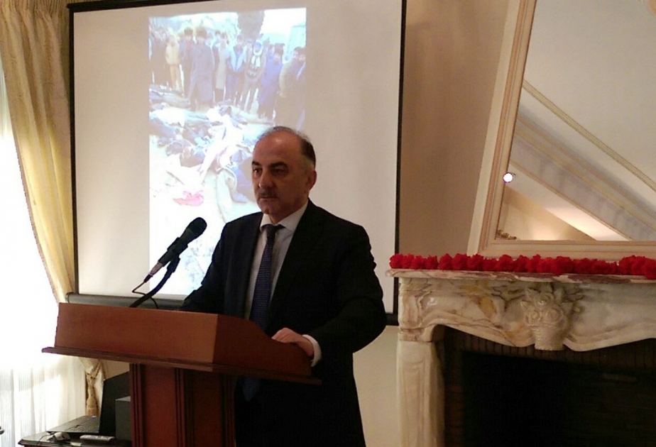 Azərbaycanın İrandakı səfirliyində 20 Yanvar qurbanlarının xatirəsi anıldı