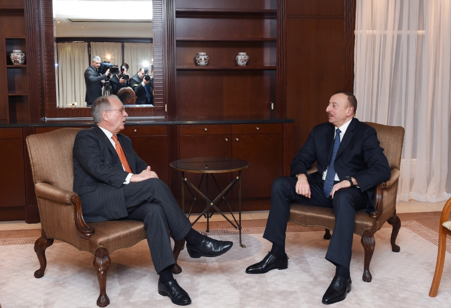 President Ilham Aliyev met the chairman of the Munich Security Conference VIDEO