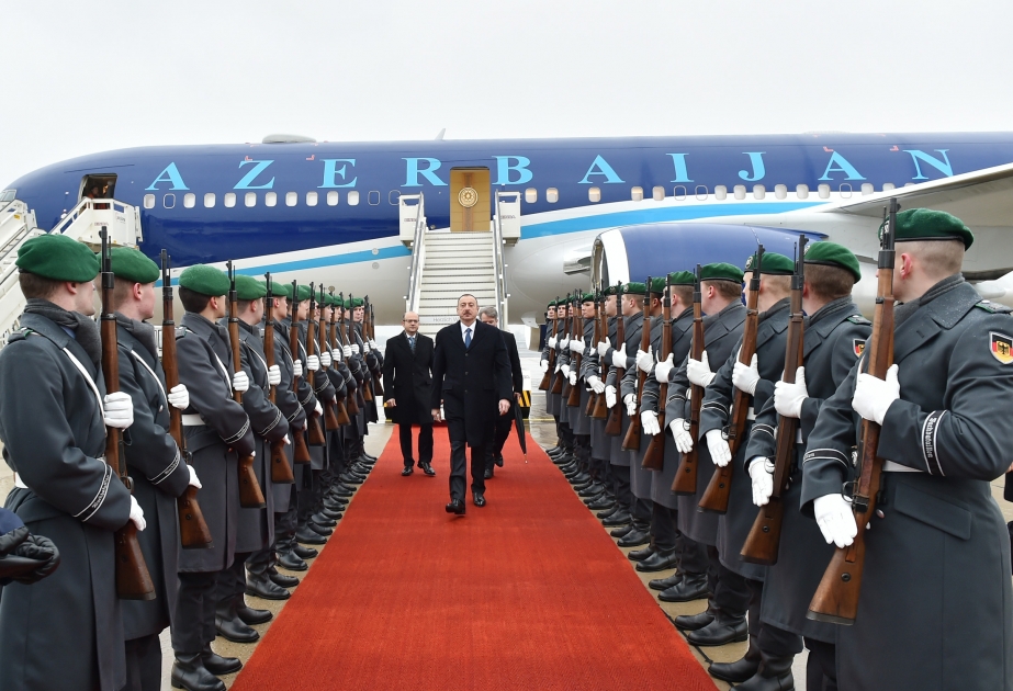 Le président azerbaïdjanais Ilham Aliyev en visite d’affaires en Allemagne VIDEO