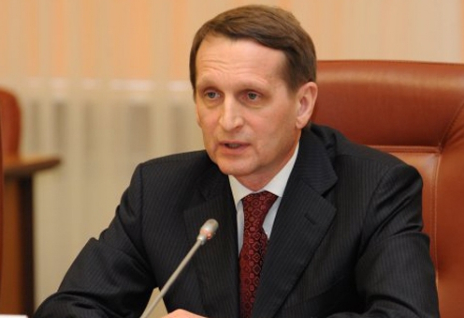 Сергей Нарышкин: Наши друзья из парламентской делегации Азербайджана проголосовали в пользу справедливости, здравого смысла и демократии