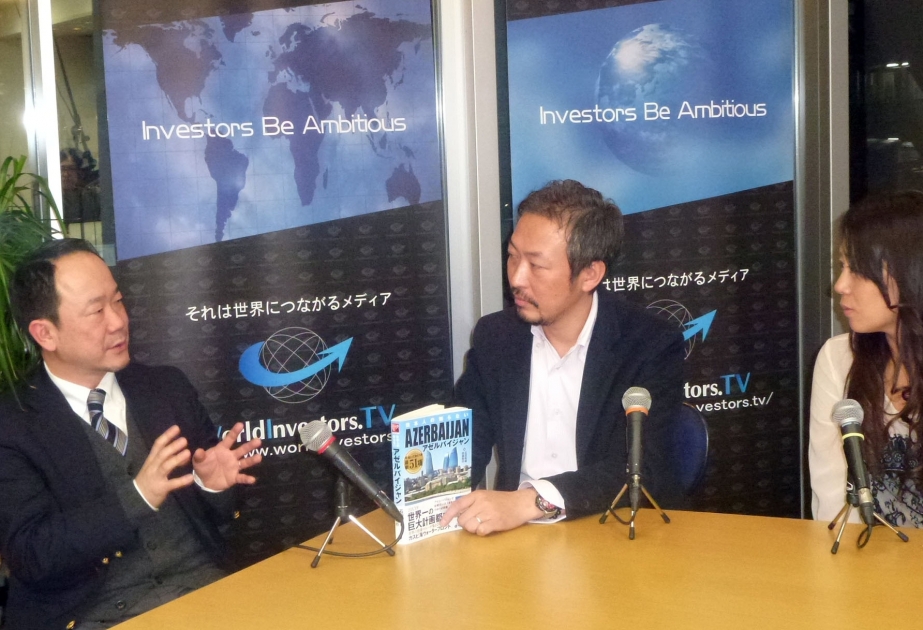 Japanese World Investors TV airs program on how to build business in Azerbaijan