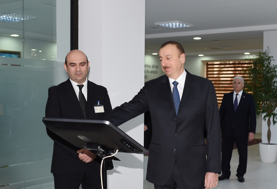 Präsident Ilham Aliyev nahm an der Eröffnung von Umspannstationen “Weiße Stadt-1”, “Hazi Aslanov”, Kurdakhani” im Khatai Stadtteil von Baku teil VIDEO