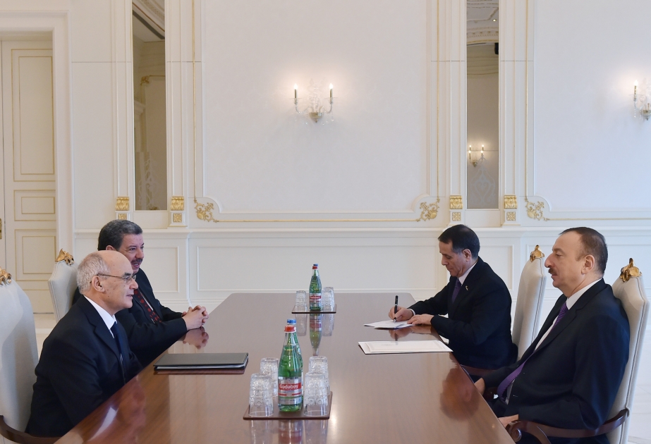 Aserbaidschans Präsident Ilham Aliyev hat den Energieminister von Algerien zum Gespräch empfangen VIDEO