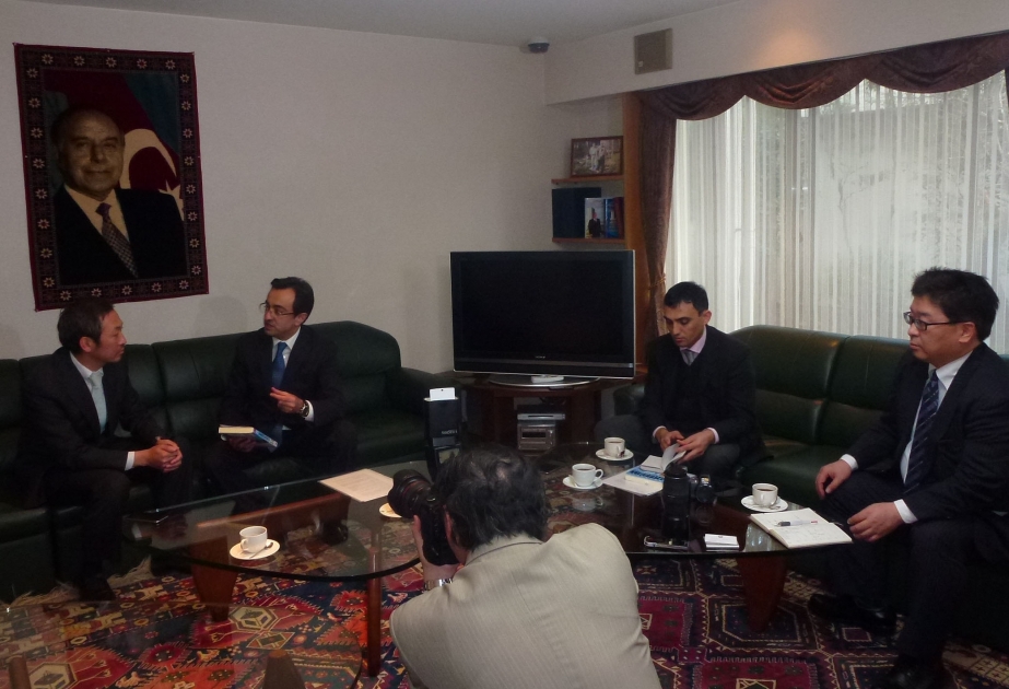 Japanese Fuji Sankei Business newspaper interviews Azerbaijani Ambassador