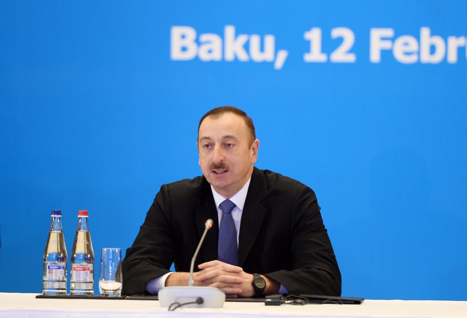 Prezident İlham Əliyev Bakıda Cənub qaz dəhlizi Məşvərət Şurası çərçivəsində nazirlərin görüşündə iştirak edib