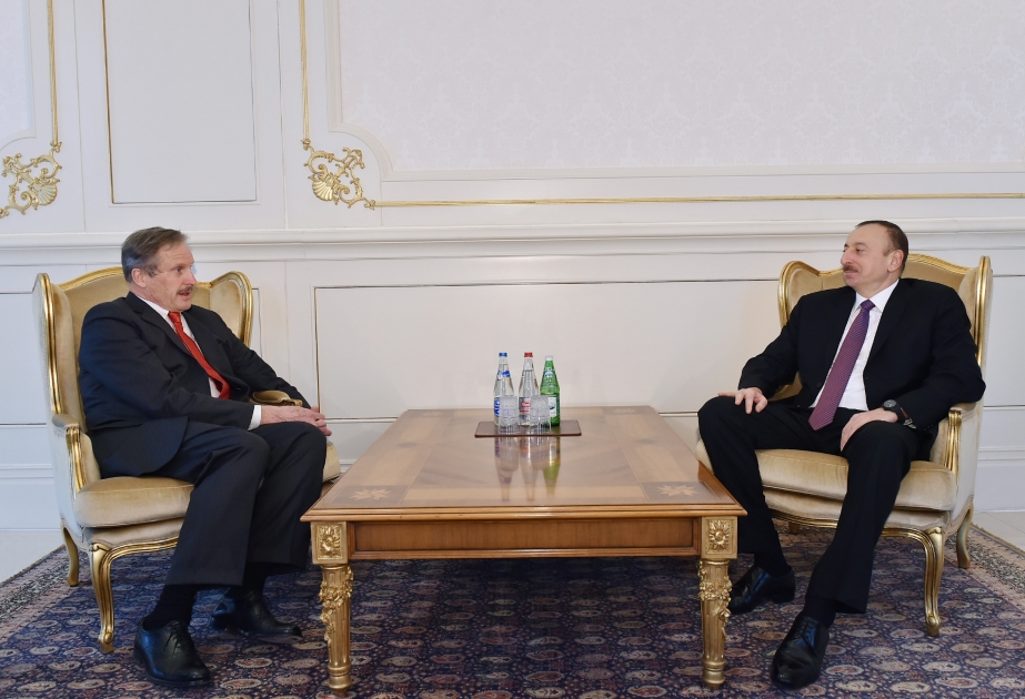 President Ilham Aliyev received the credentials of the newly appointed U.S. Ambassador VIDEO