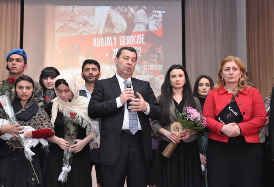 ADU-da “Xocalı harayı” tamaşası nümayiş olunub