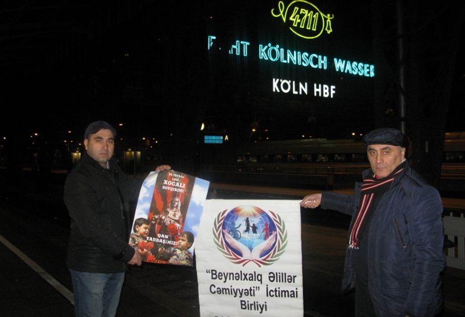 Avropada Xocalı soyqırımı ilə bağlı silsilə tədbirlər keçirilib