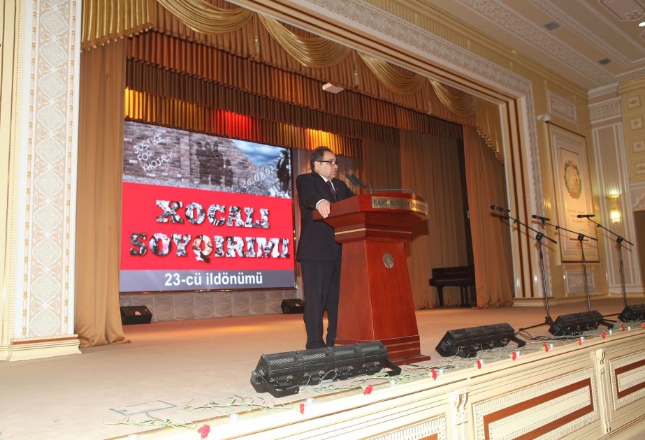 Ermənilərin Xocalıda törətdikləri soyqırımı XX əsrin ən dəhşətli faciəsidir
