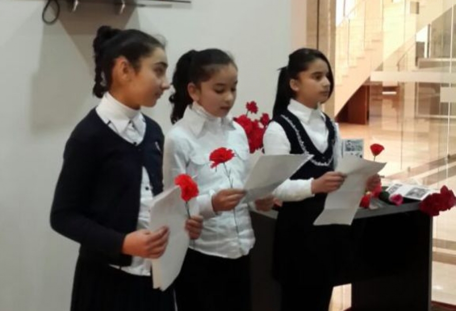 Zərdabda Xocalı soyqırımı qurbanlarının xatirəsi yad olunub