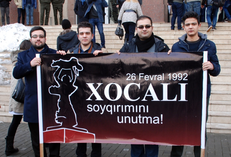 ATU-da Xocalı faciəsini əks etdirən flaşmob keçirilib