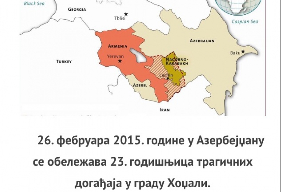 Serbiyanın “Evroazija.info” xəbər saytı: Xocalı soyqırımı bütün bəşəriyyətə qarşı törədilmiş tarixi cinayətdir