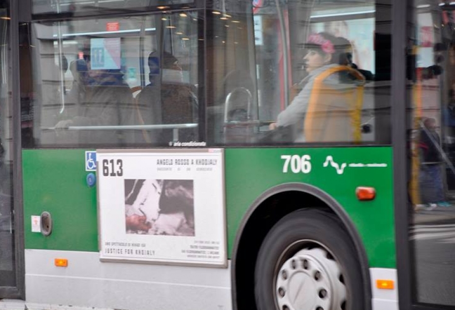 Milan : le slogan «Justice pour Khodjaly !» sur les moyens de transports en commun