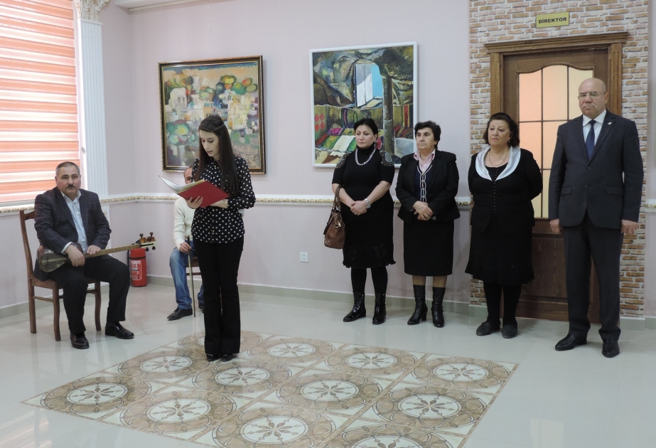 Xaçmazlı şagirdlər Xocalı soyqırımını tablolara köçürüblər VİDEO