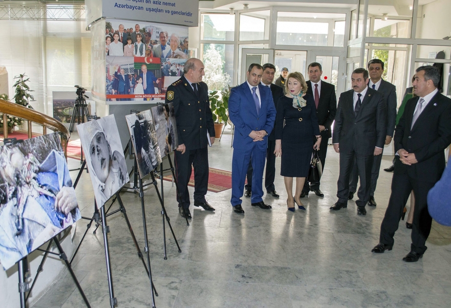 Nərimanov rayonunda Xocalı soyqırımının 23-cü ildönümünə həsr olunan anım tədbiri keçirilib