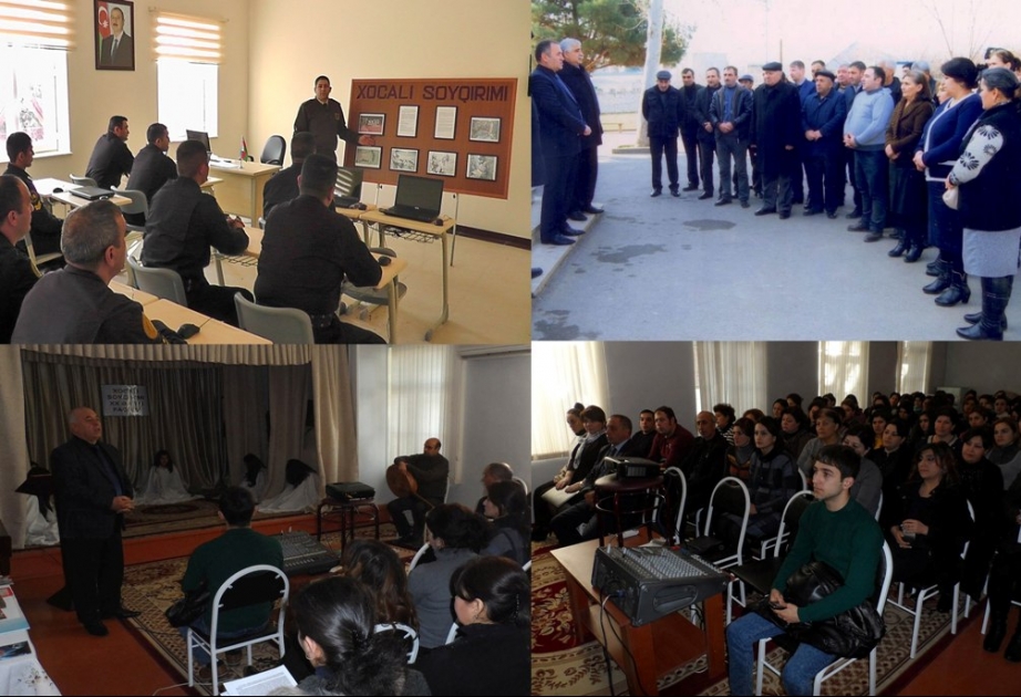 Xocalı soyqırımının ildönümü Ağstafada silsilə tədbirlərlə qeyd olunur