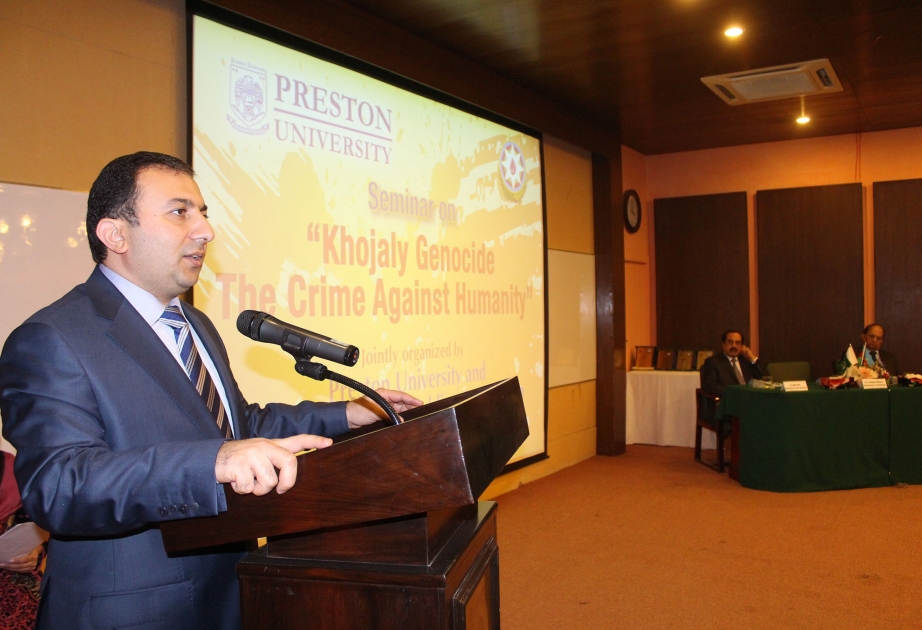 Pakistan’s Preston University hosts seminar entitled “Khojaly massacre - crime against humanity”