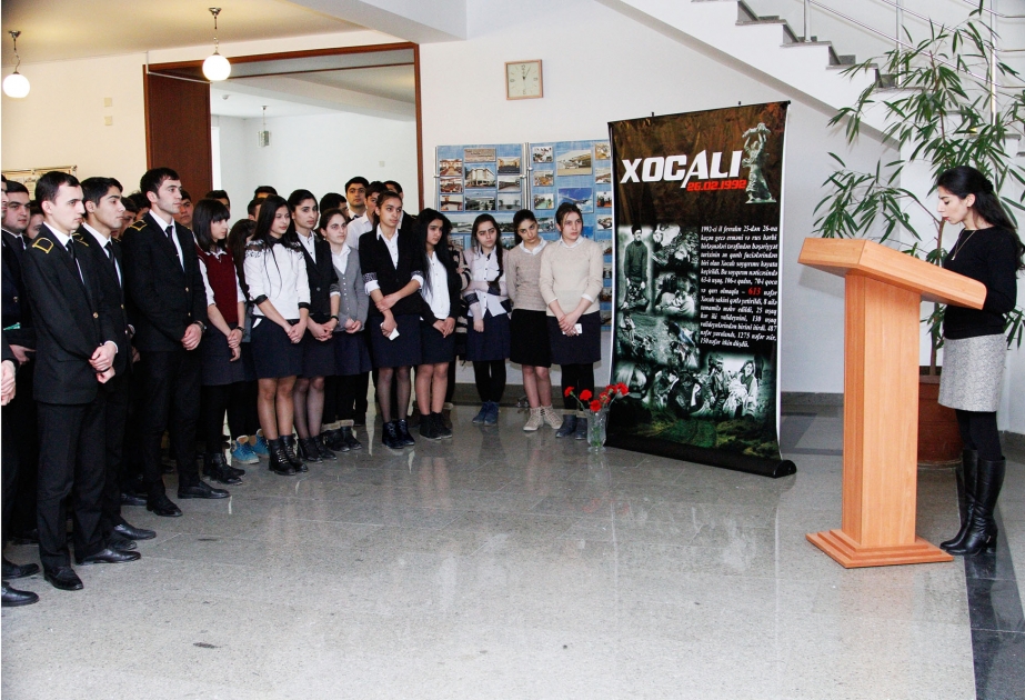 Azərbaycan Mülki Aviasiya Muzeyində Xocalı soyqırımının 23-cü ildönümünə həsr edilən tədbir keçirilib