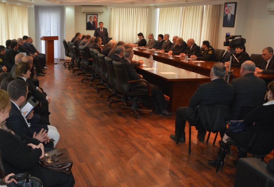 Ağstafa rayon ictimaiyyətinin nümayəndələri Xocalı şəhidlərinin xatirəsini ehtiramla anıblar