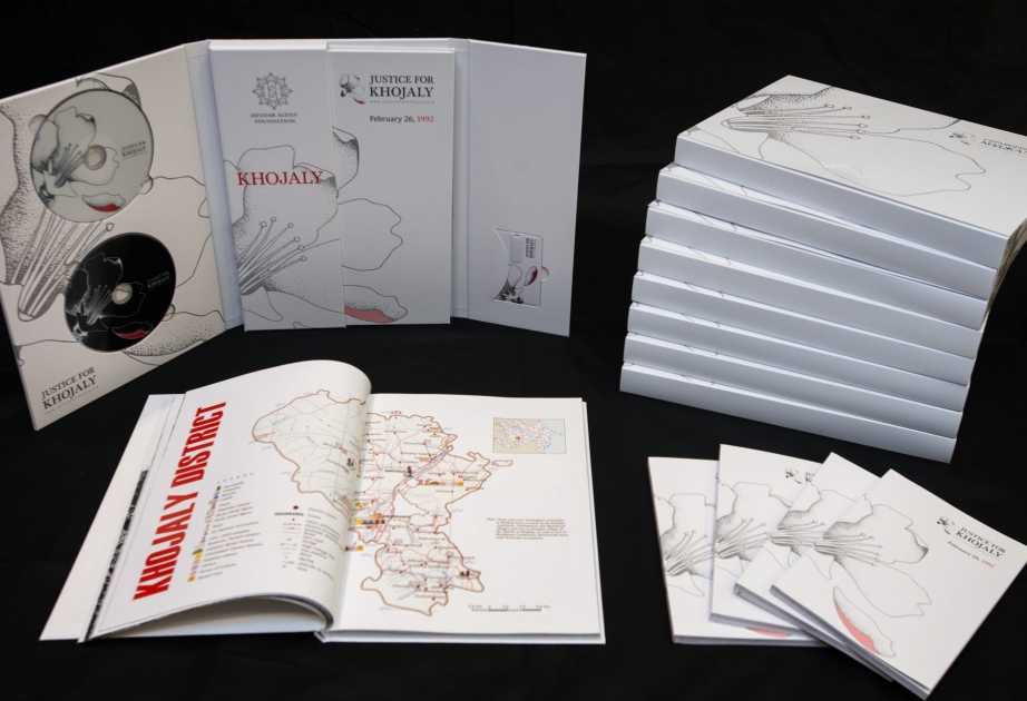 New collection of books and videos about Khojaly Genocide published by initiative of vice-president of Heydar Aliyev Foundation Leyla Aliyeva VIDEO