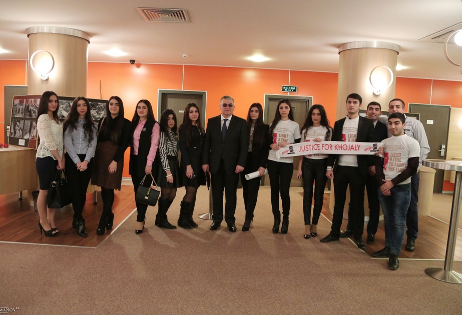 Yekaterinburqda Xocalı qətliamı qurbanlarının xatirəsi yad edilib