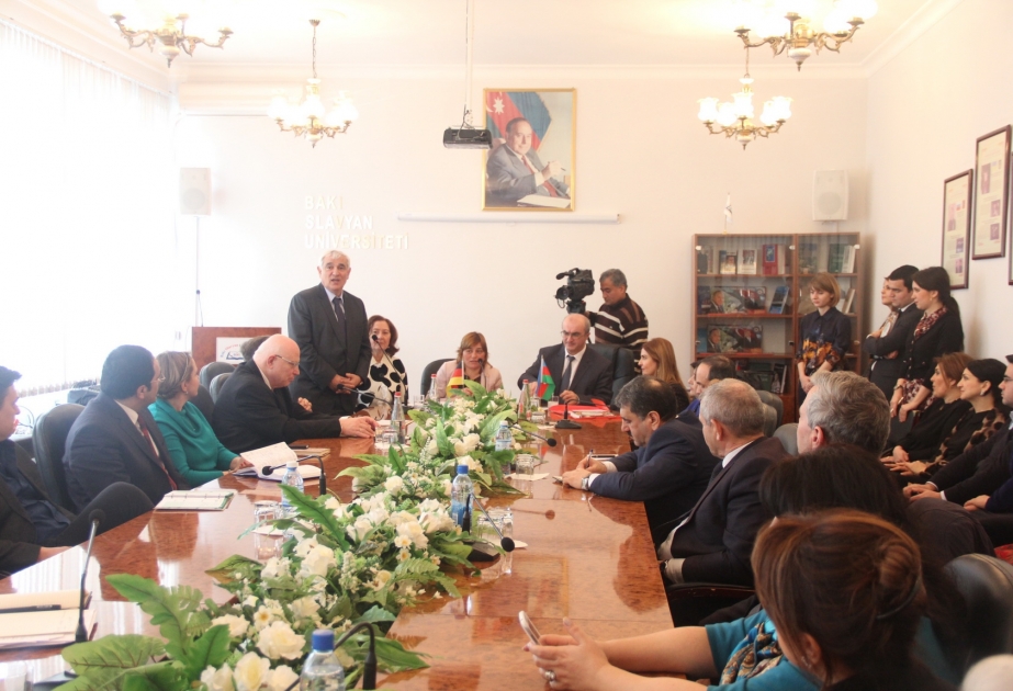 Baku Slavic University, German University of Augsburg sign agreement on cooperation
