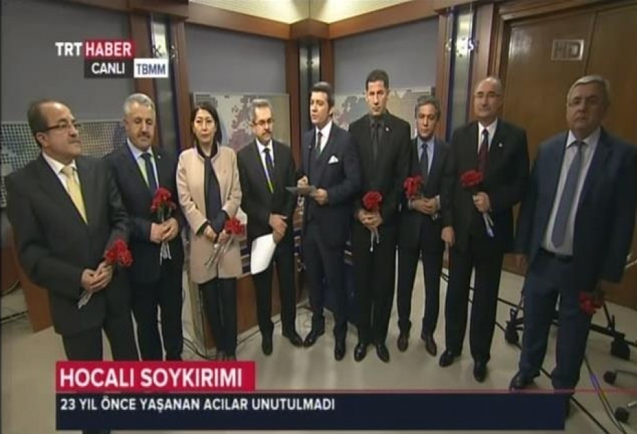 Türkiyə-Azərbaycan parlamentlərarası dostluq qrupu canlı yayımda Xocalı soyqırımına etiraz edib