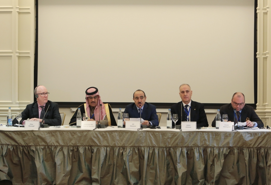 Participants of NACO meeting and AZERTAC`s jubilee celebration meet Azerbaijani President`s Assistant for Public and Political Affairs VIDEO