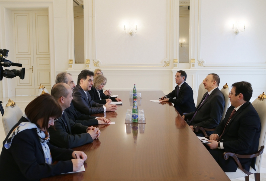 Le président Ilham Aliyev a reçu la délégation conduite par le président du Conseil national slovène VIDEO