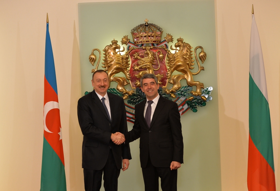 President Ilham Aliyev and President of Bulgaria Rosen Plevneliev held a one-on-one meeting VIDEO