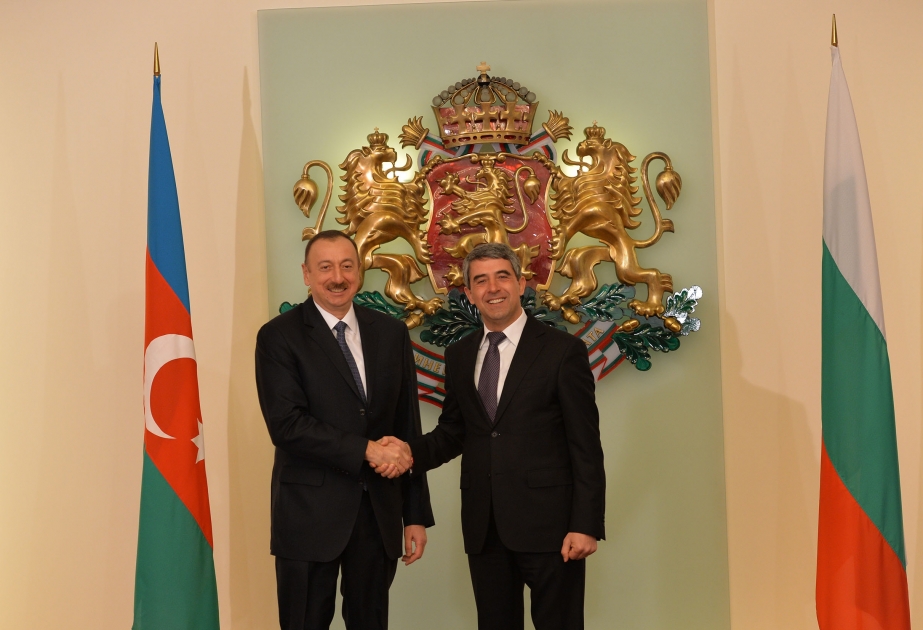 Entretien en tête-à-tête du président azerbaïdjanais Ilham Aliyev avec son homologue bulgare Rossen Plevneliev VIDEO