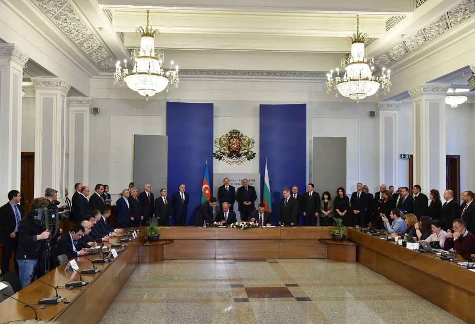 Signature des documents entre l’Azerbaïdjan et la Bulgarie VIDEO