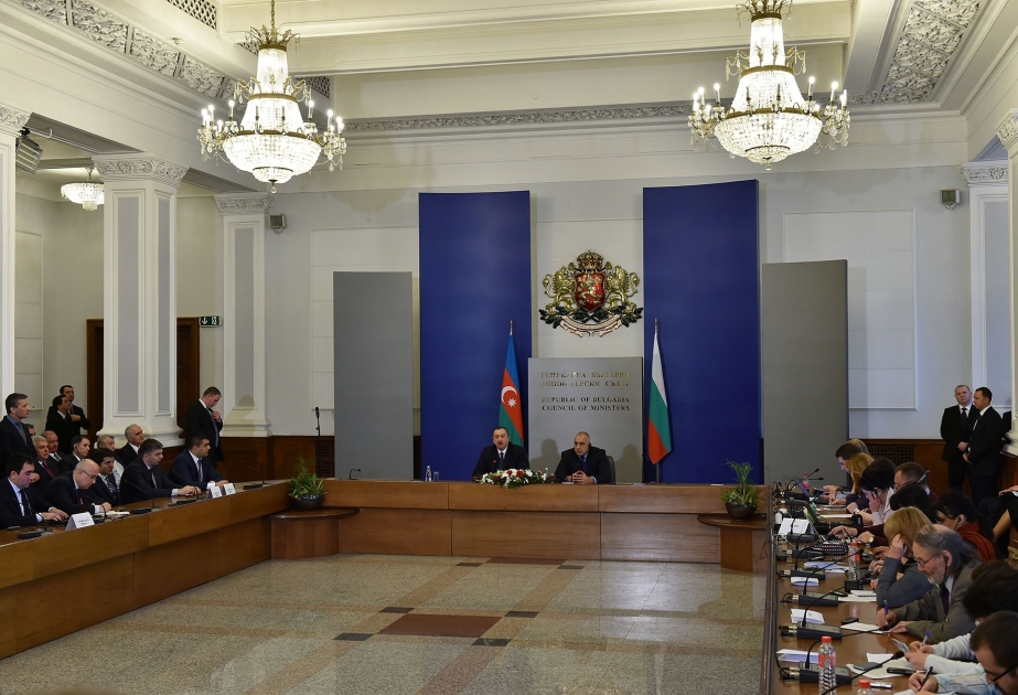 Conférence de presse du président azerbaïdjanais Ilham Aliyev et du Premier ministre bulgare Boïko Borissov VIDEO
