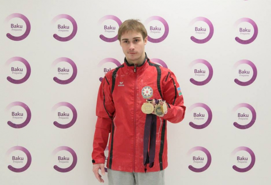 Oleq Stepko gimnastika üzrə açıq Azərbaycan çempionatında beş qızıl medal qazanıb