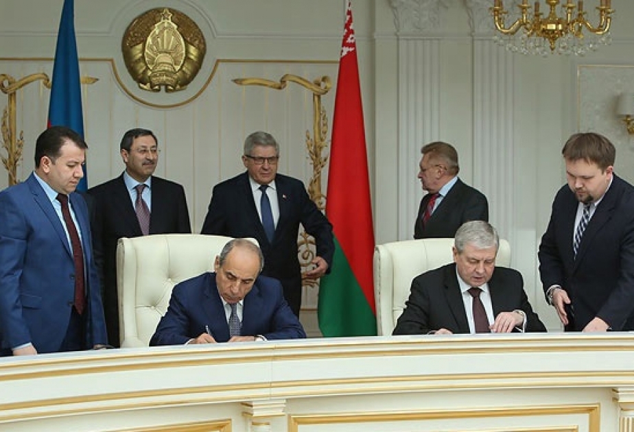 Belarus-Azərbaycan Hökumətlərarası Komissiyasının iclasının yekunlarına dair protokol imzalanıb