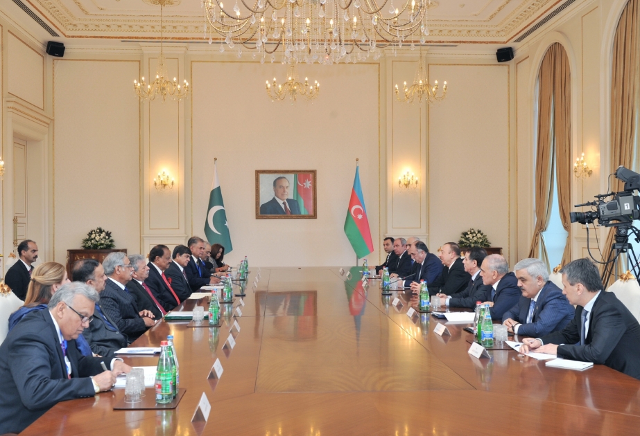 Presidents of Azerbaijan and Pakistan held a meeting in an expanded format VIDEO