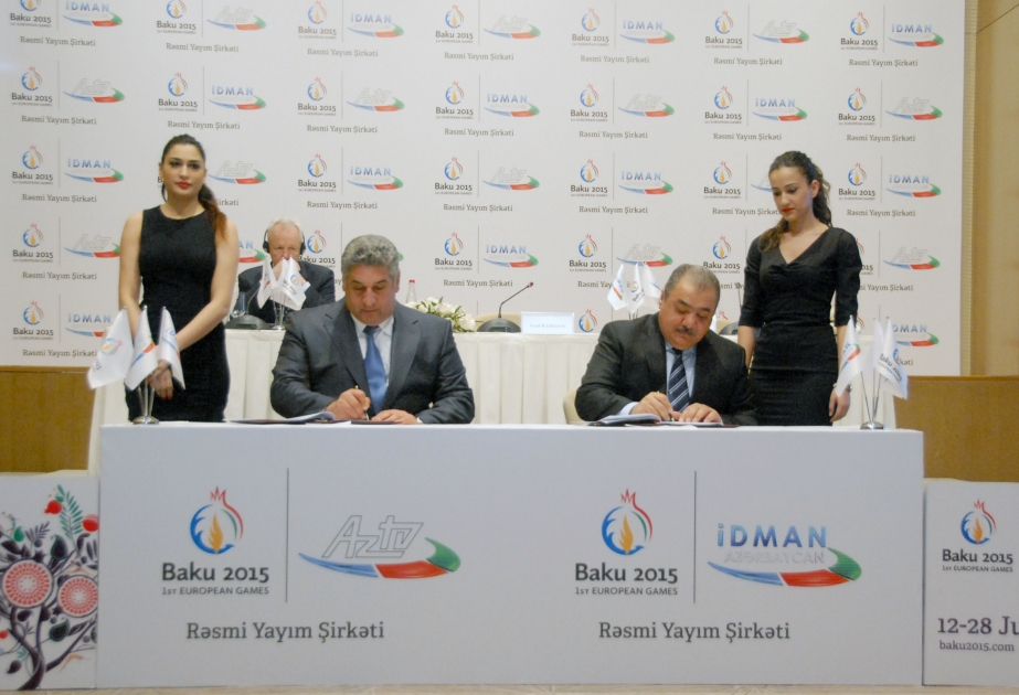 “Baku 2015” European Games Operation Committee, AzTV sign agreement