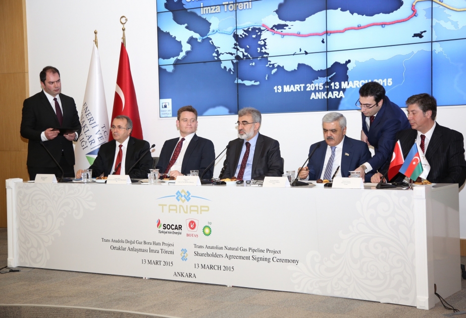 Accord entre SOCAR, BP et BOTAŞ dans le cadre du projet de TANAP