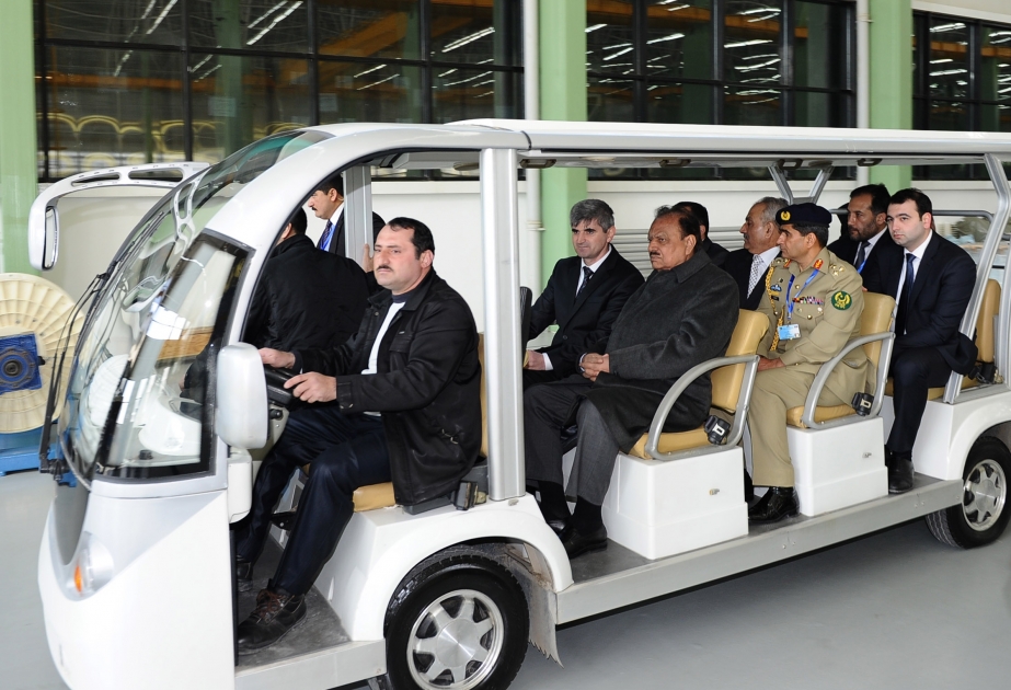 Sumgait: Besuch des pakistanischen Präsidenten im Technologiepark