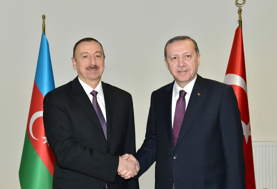 President Ilham Aliyev met with President of Turkey Recep Tayyip Erdogan VIDEO