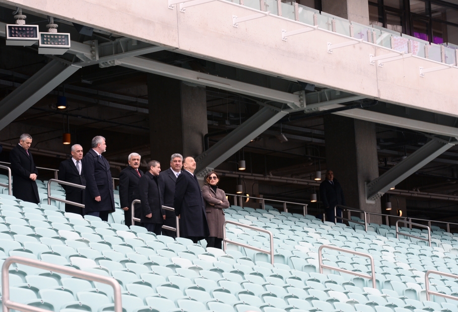 Le Stade olympique inauguré à Bakou VIDEO