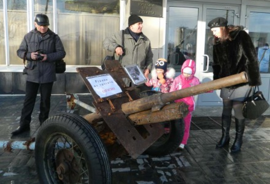 В городе Мончегорске Мурманской области открылась выставка экспонатов военных лет