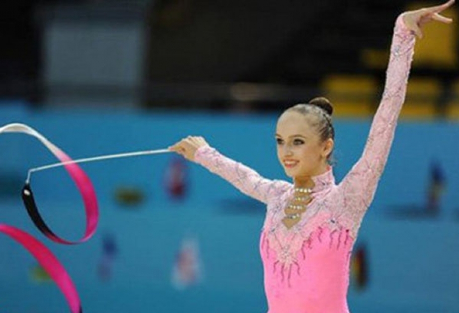 Azərbaycan gimnastı Fransada bir dəst medal qazanıb VİDEO
