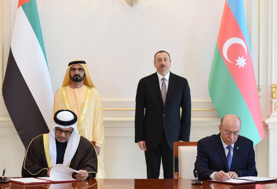 Azerbaijani-UAE documents were signed VIDEO