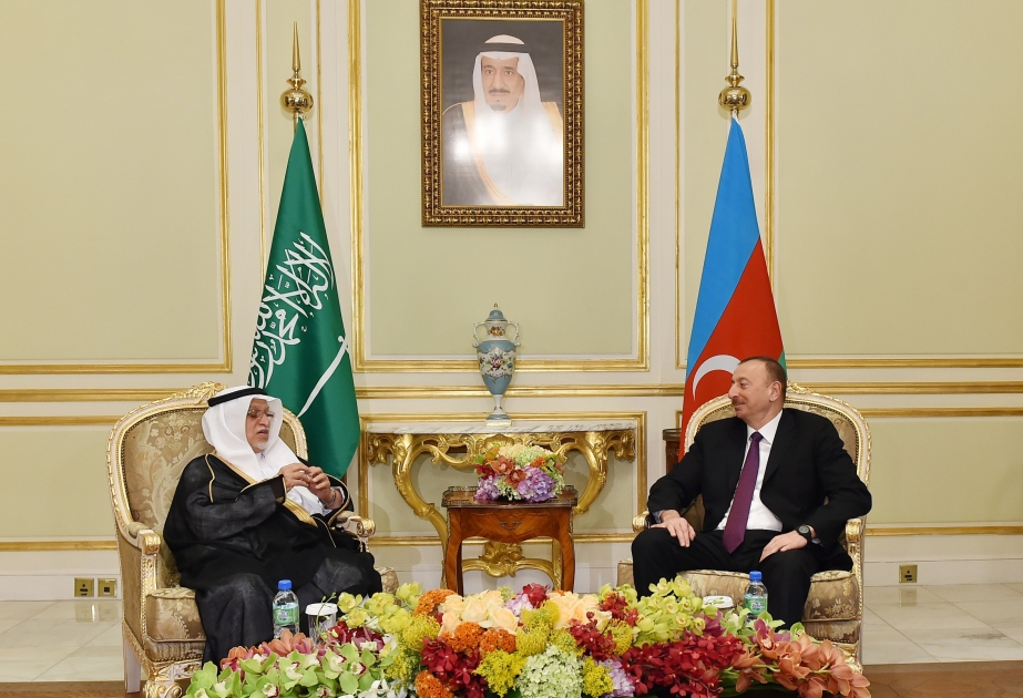 President Ilham Aliyev met with the Chairman of the Council of Saudi Chambers VIDEO