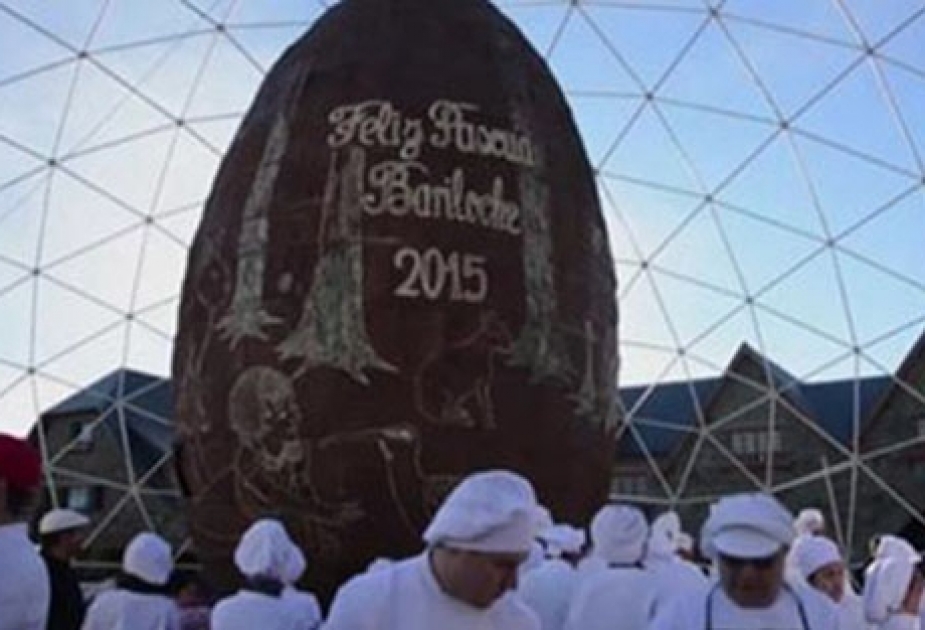 Argentinada dünyanın ən böyük şokolad yumurtası hazırlanıb VİDEO