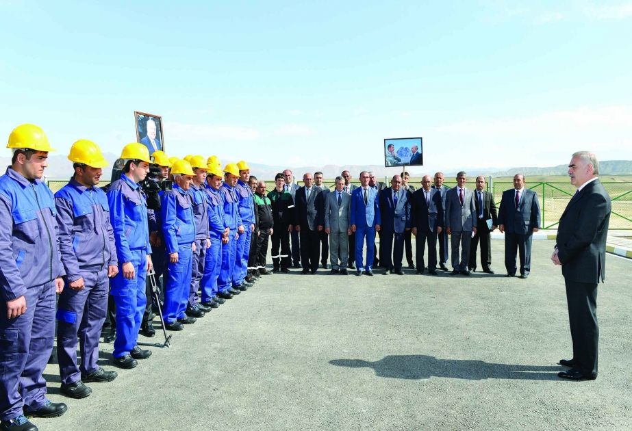 Kəngərli rayonunda yeni nasos stansiyası və suvarma şəbəkəsi istifadəyə verilib