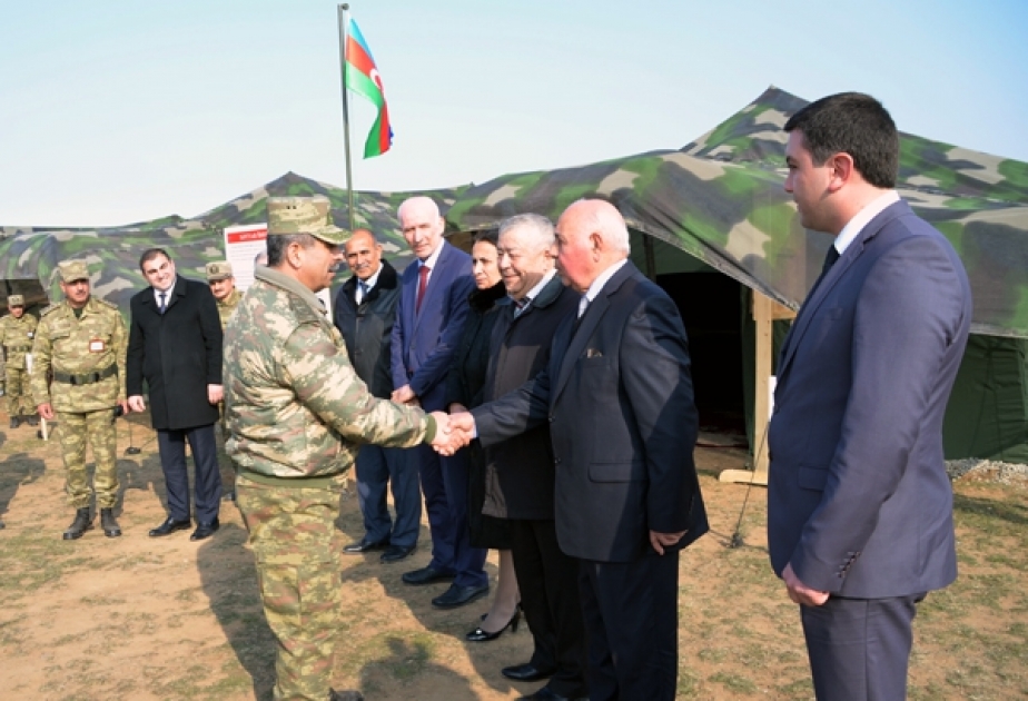 İctimaiyyətin nümayəndələri irimiqyaslı təlimin iştirakçıları ilə görüşüb